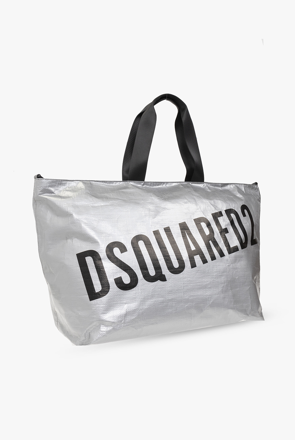 【送料&関税込】Dsquared2 Ivory Logo Shopping Bag Dsquared2 Ivory Logo Shopping Bag Dsquared2